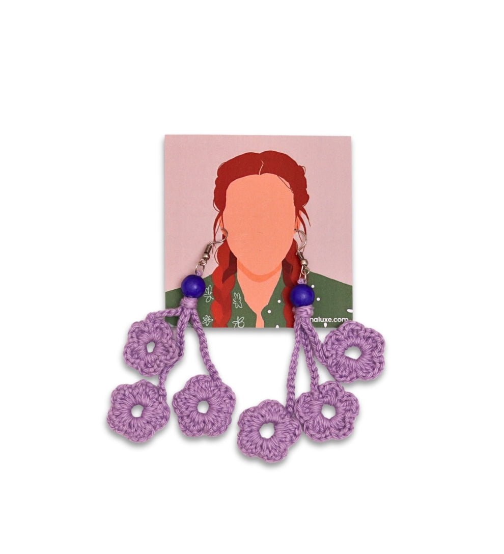 Lilac Bloom Earrings