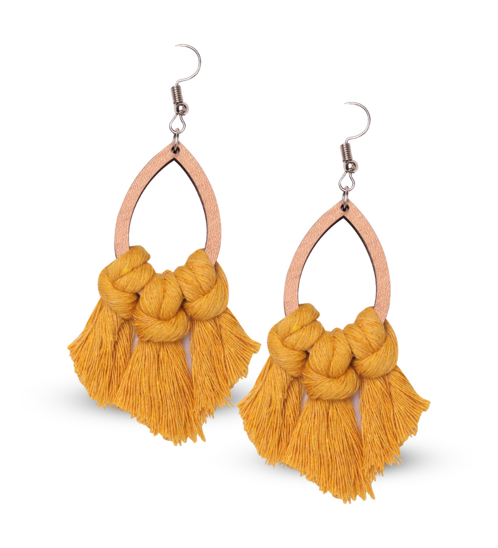 Golden Knot Earrings