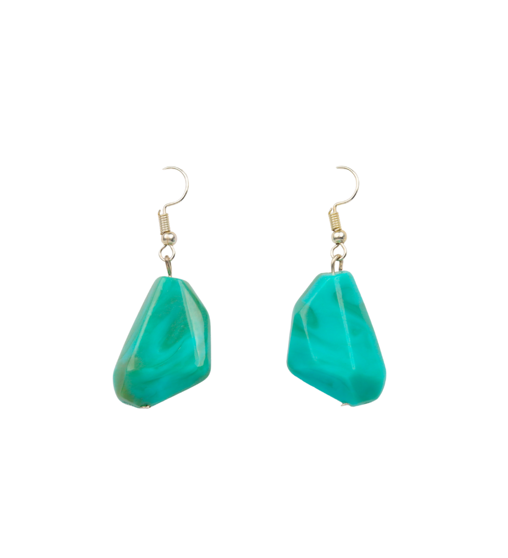 Mint Crystal Earrings