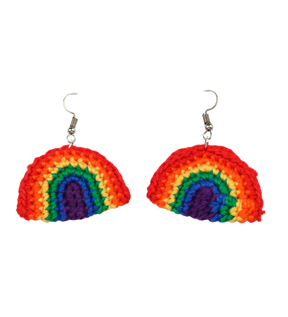 Rainbow Arc Drops Earrings