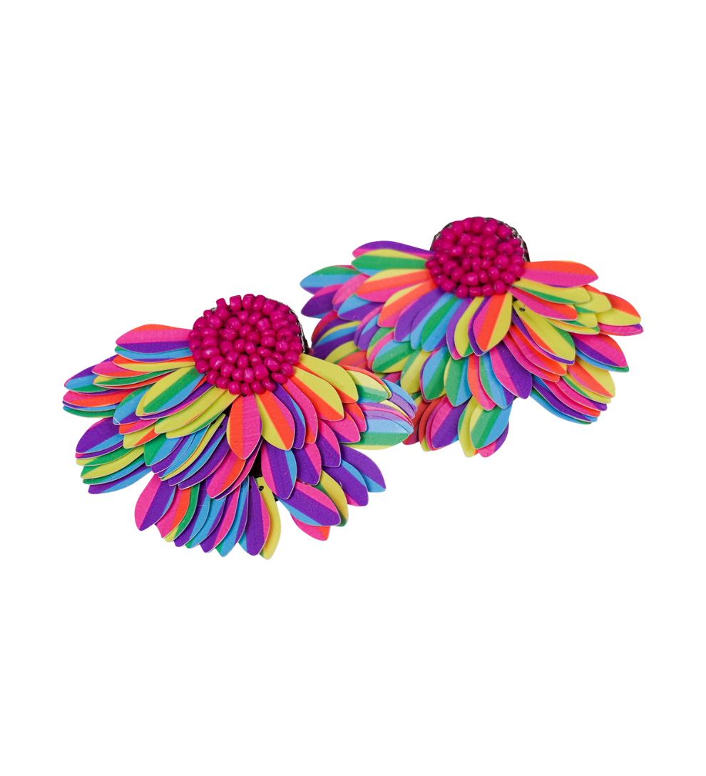 Pastel Bloom Petal Earrings