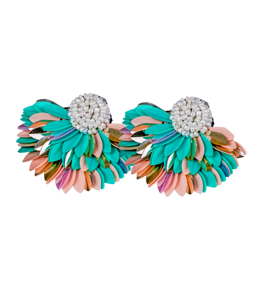 Pastel Bloom Petal Earrings