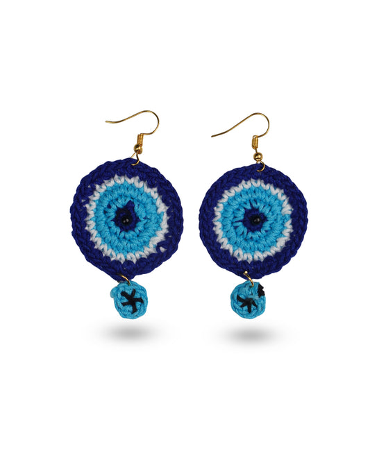 Evil Eye Charm Earrings