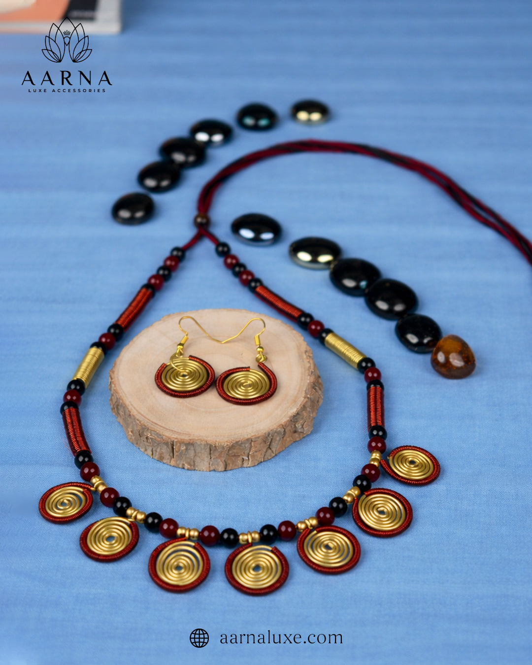 Spiral Statement Necklace