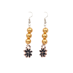 Golden Beads Drop earrings