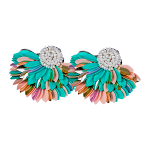 Pastel Bloom Petal Earrings